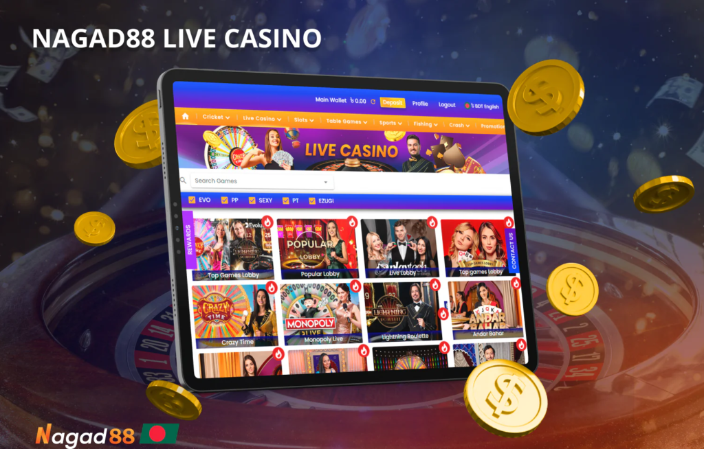 nagad88 live casino app